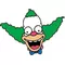Krusty The Clown Decal / Sticker 03