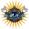 All Seeing Eye Decal / Sticker 01