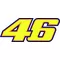 46 Valentino Rossi Decal / Sticker g