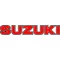 Black and Red Suzuki Lettering Decal / Sticker 13