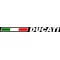 Italian Flag Ducati Decal / Sticker 82