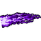 Purple True Fire Decal / Sticker 304b