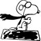 Snoopy Pilot Decal / Sticker 01