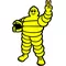 Yellow Helmet Michelin Man Decal / Sticker 24