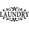 Laundry Lettering Decal / Sticker 01
