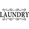 Laundry Lettering Decal / Sticker 02