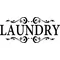 Laundry Lettering Decal / Sticker 03
