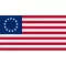 Betsy Ross American Flag Decal / Sticker 126