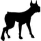 Great Dane Decal / Sticker 04