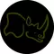 Black and Olive Green Black Rhino Hard Alloys Decal / Sticker 17
