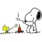 Snoopy Woodstock Campfire Decal / Sticker 02