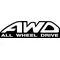 AWD All Wheel Drive Decal / Sticker 11