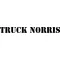 Truck Norris Decal / Sticker 01