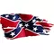 Weathered Rebel / Confederate Flag Decal / Sticker 70