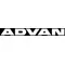 Advan Rectangle Decal / Sticker 07