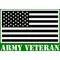 Army Veteran American Flag Decal / Sticker 133