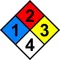 Hazardous Chemical Decal / Sticker 01