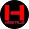 Red and Black Hostile Wheels Center Cap Style Decal / Sticker Design 21