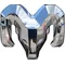 Simulated 3D Chrome Ram Decal / Sticker 46