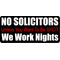 No Solicitors Unless You Want To Be Shot Decal / Sticker 02