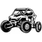 Polaris RZR Outline Decal / Sticker 02