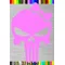 Girly Punisher with Bow Decal / Sticker 25