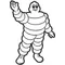 Michelin Man Decal / Sticker 09