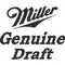 Miller Genuine Draft Decal / Sticker