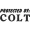 Protected by Colt Decal / Sticker