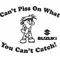 You Can't Piss On What You Can't Catch Suzuki Decal / Sticker