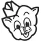 Pig Decal / Sticker 01