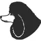 Poodle Decal / Sticker 01