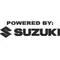 Powered By Suzuki Decal / Sticker