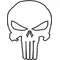 Punisher Decal / Sticker 03