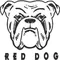 Red Dog Decal / Sticker
