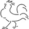 Rooster Decal / Sticker 01