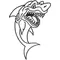 Shark Decal / Sticker 06