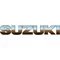 Simulated Chrome Suzuki Lettering Decal / Sticker