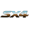 Suzuki SX4 Simulated Chrome Decal / Sticker