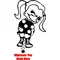 Z1 Pee On Decal / Sticker - Girl 1 Design