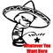 Z1 Pee on Mexican Decal / Sticker 02