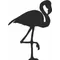 Flamingo Decal / Sticker 01