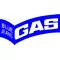 Gas Blue Jeans Decal / Sticker 01