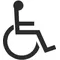Handicapped Wheelchair Decal / Sticker 05