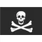 Pirate Flag Decal / Sticker 02