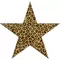 Leopard Print Star Decal / Sticker