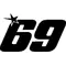 69 Nicky Hayden Decal / Sticker