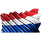 Holland / Dutch / The Netherlands Flag Waving Decal / Sticker