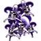 Purple Jester Skulls Decal / Sticker