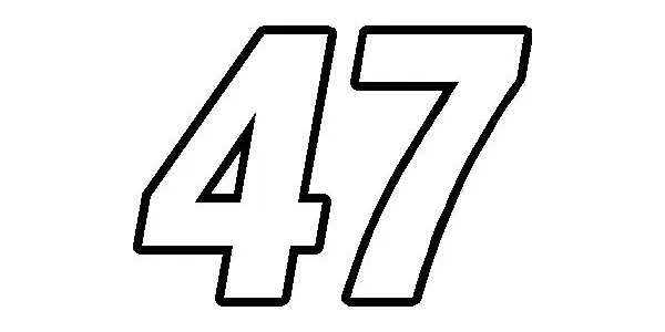 44 RACE NUMBER 2 COLOR SWITZERLAND FONT DECAL / STICKER